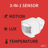 Zooz 800 Z-Wave Plus Buiten-Bewegingssensor | ZSE70