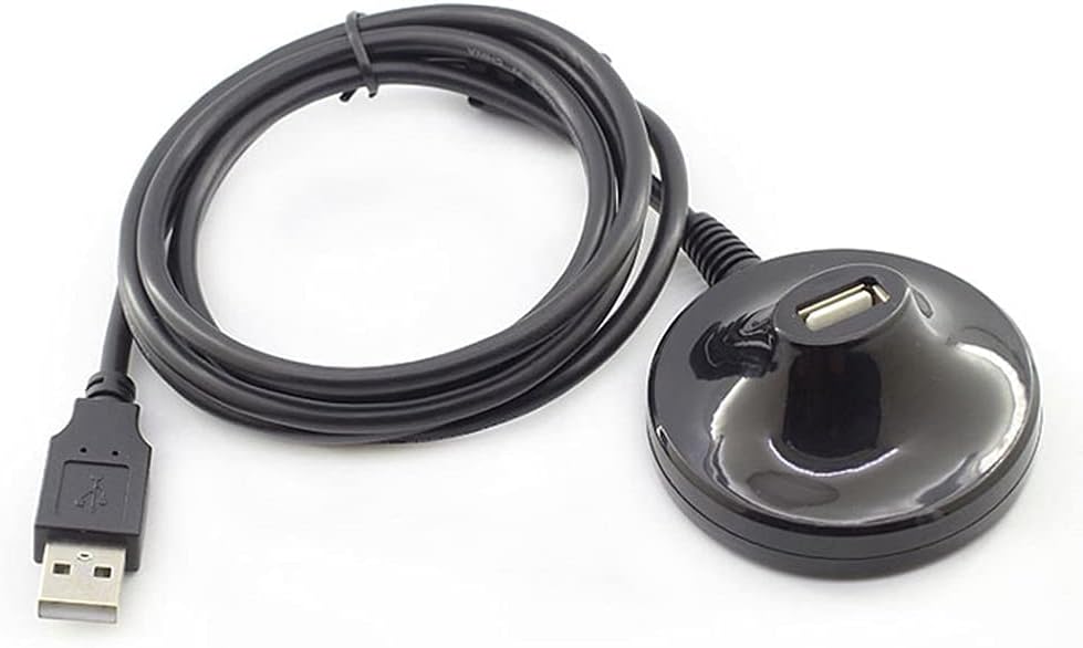 USB 2.0 Verlängerungskabel 150cm mit Standfuß | Für Zigbee oder Z-Wave Dongle