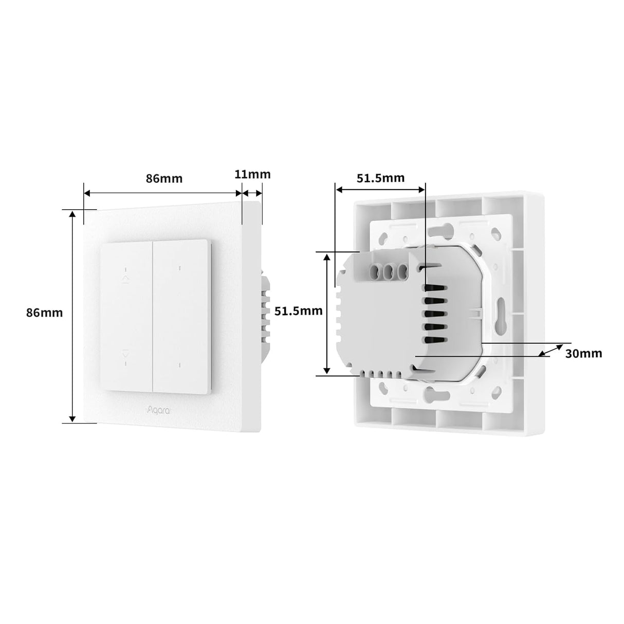 Aqara Shutter Switch H2 Kit – Slimme Rolluikschakelaar | EU