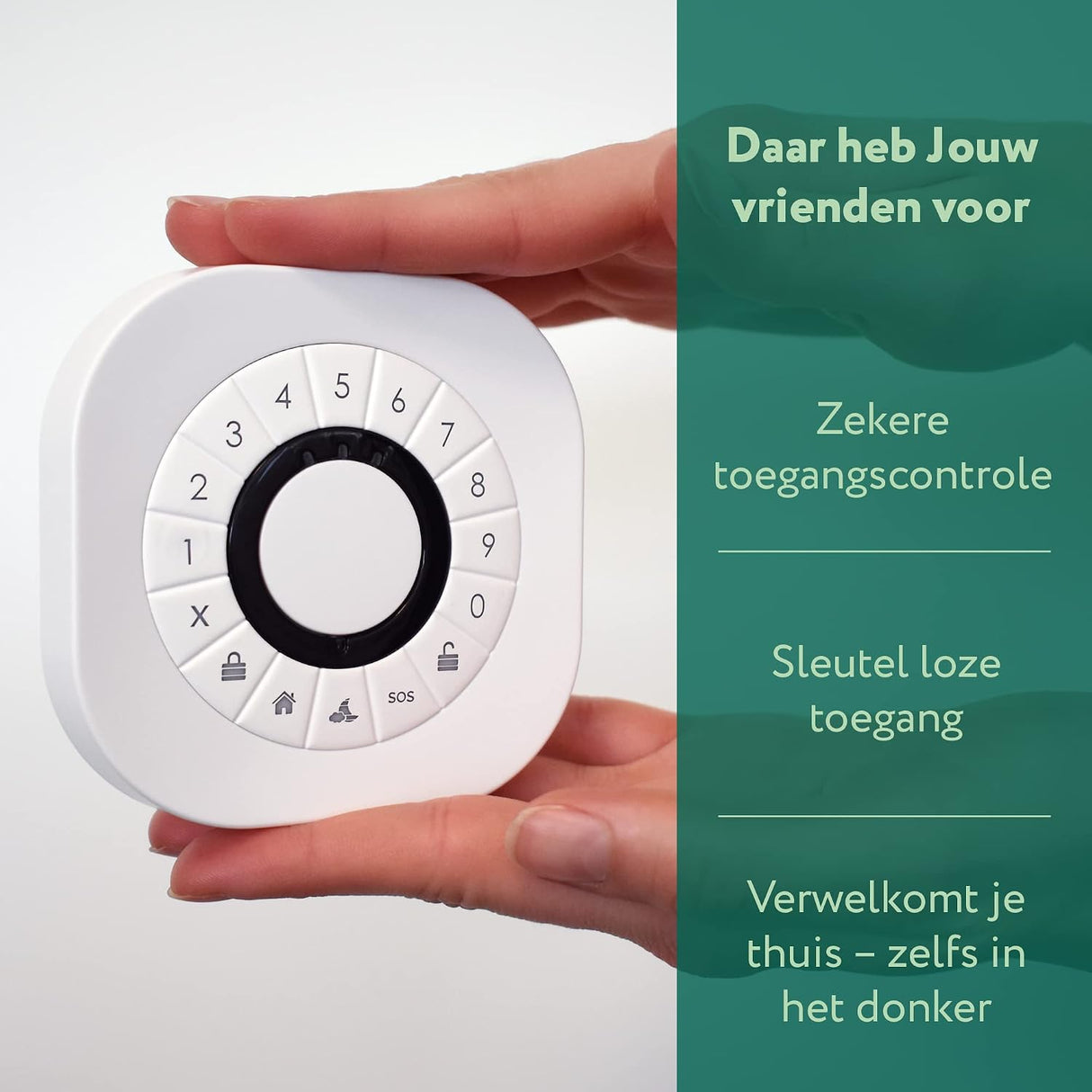 frient Intelligent Keypad (Zigbee 3.0) | Draadloos Bedieningspaneel met RFID & PIN
