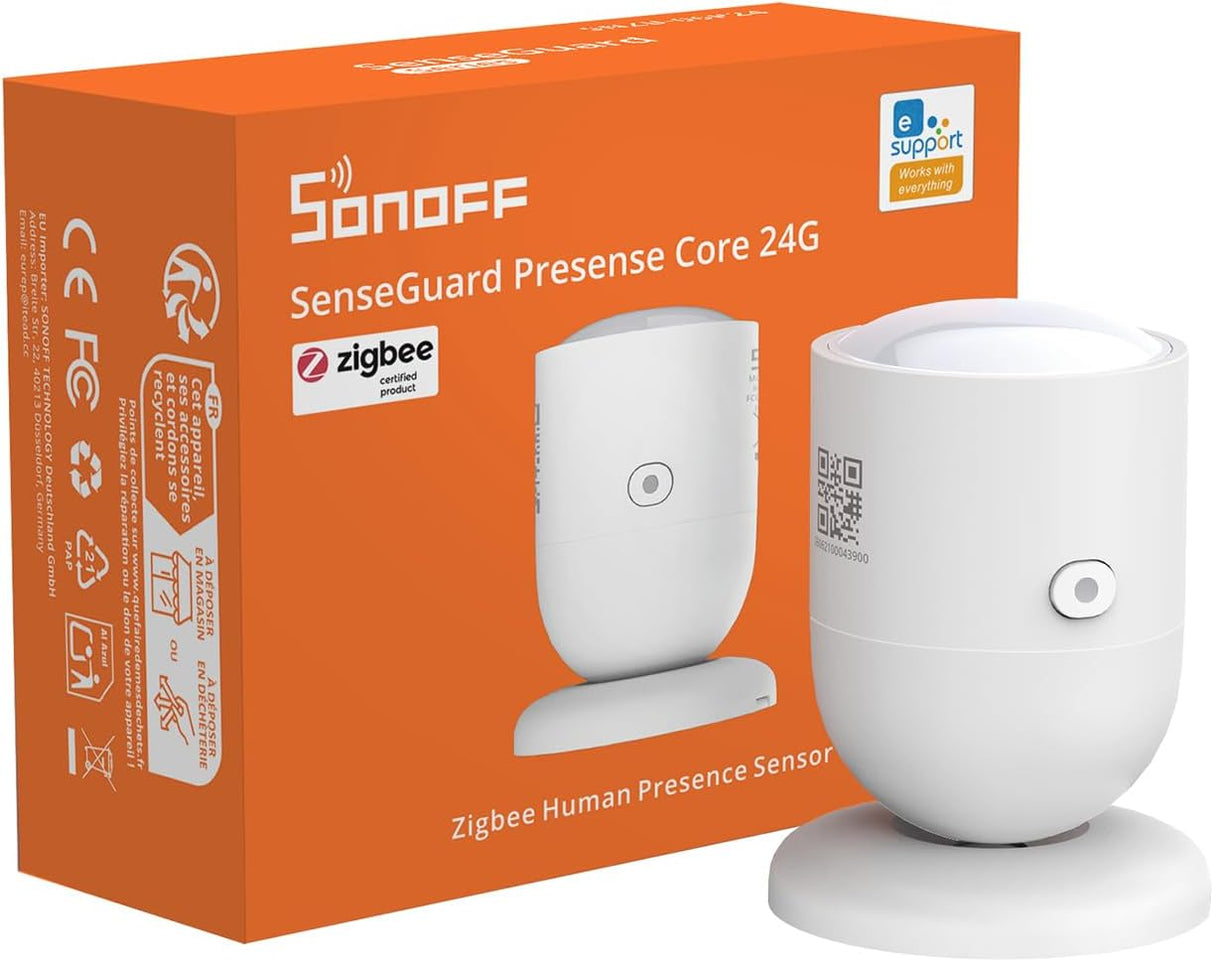 SONOFF SNZB-06P24 SenseGuard 24GHz Zigbee mmWave Anwesenheitssensor