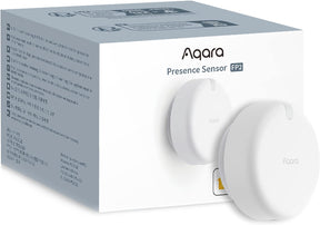 Aqara Aanwezigheids Sensor FP2, mmWave Radar bekabelde Beweging Sensor, zonepositionering, multi-persoon & val-detectie, hoge precisie, ondersteunt HomeKit, Alexa, Google, SmartThings, Home Assistant