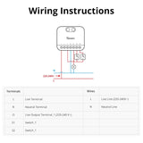 Sonoff MINI-ZBDIM Zigbee Dimmer - Ultracompacte Inbouwmodule met energiemeting