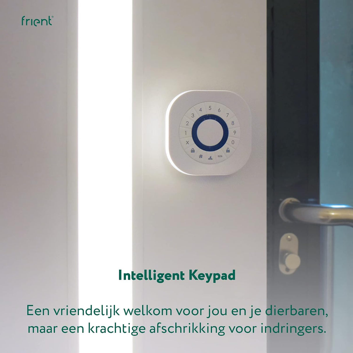 frient Intelligent Keypad (Zigbee 3.0) | Draadloos Bedieningspaneel met RFID & PIN