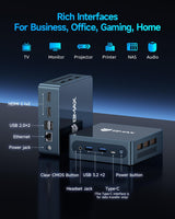 Smart Home Server B4 Ultra | Intel N150 (12GB LPDDR5 + 512GB SSD) – HAOS pre-installed