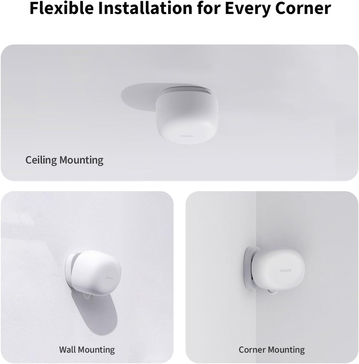 Aqara Presence Sensor FP1E – Zigbee mmWave Aanwezigheidssensor