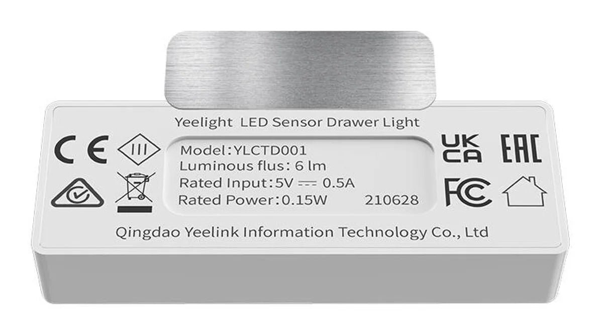 Yeelight LED Sensor Drawer Light | Oplaadbare Ladeverlichting (2700K)