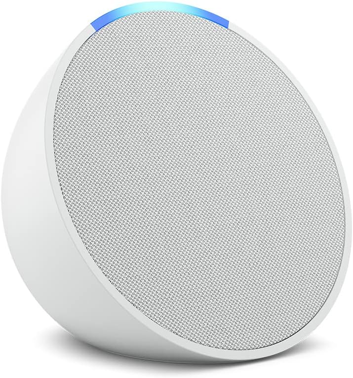 Amazon Echo Pop | Compacte Smart Speaker met WiFi, Bluetooth en Alexa - Wit