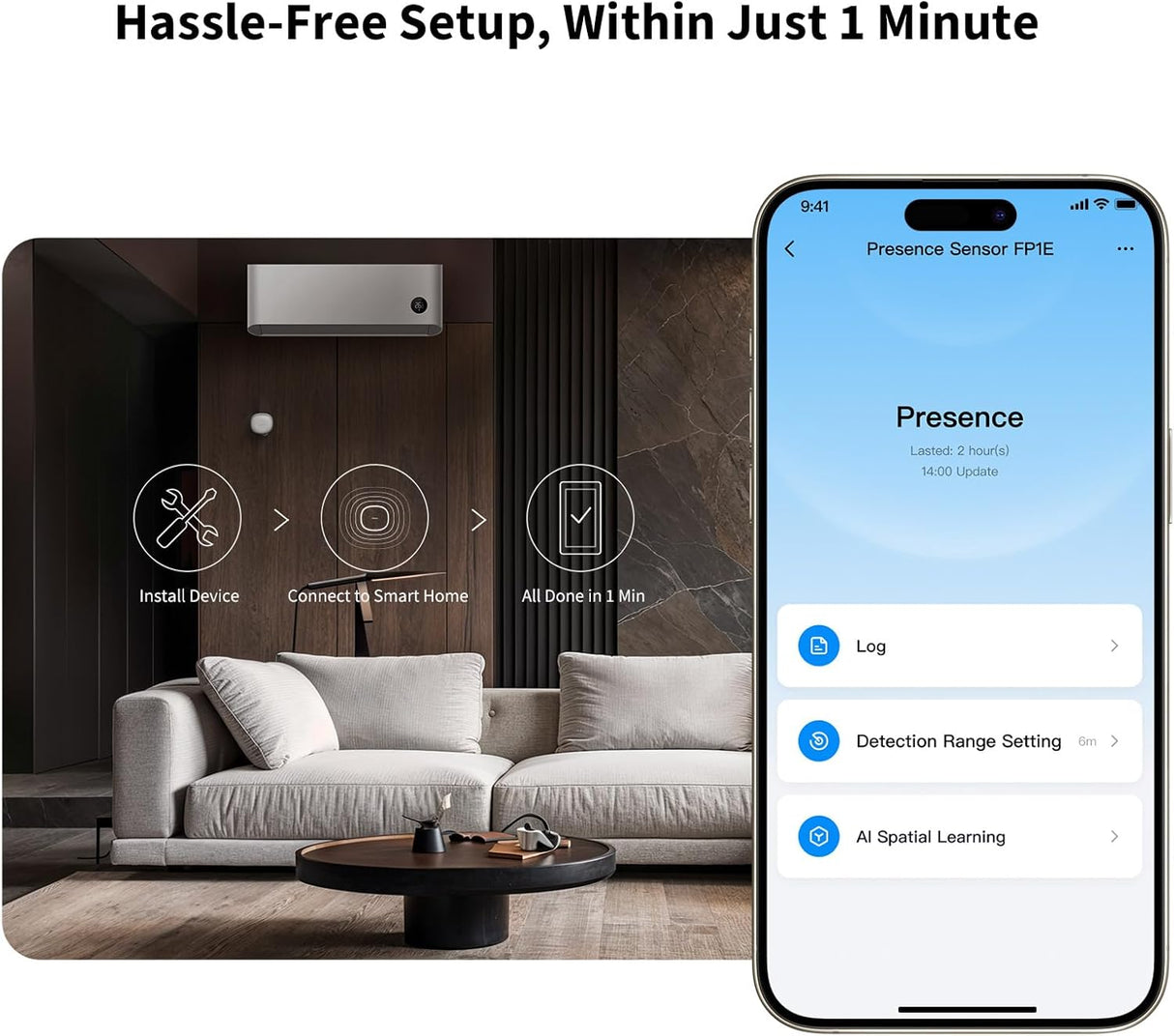 Aqara Presence Sensor FP1E – Zigbee mmWave Aanwezigheidssensor