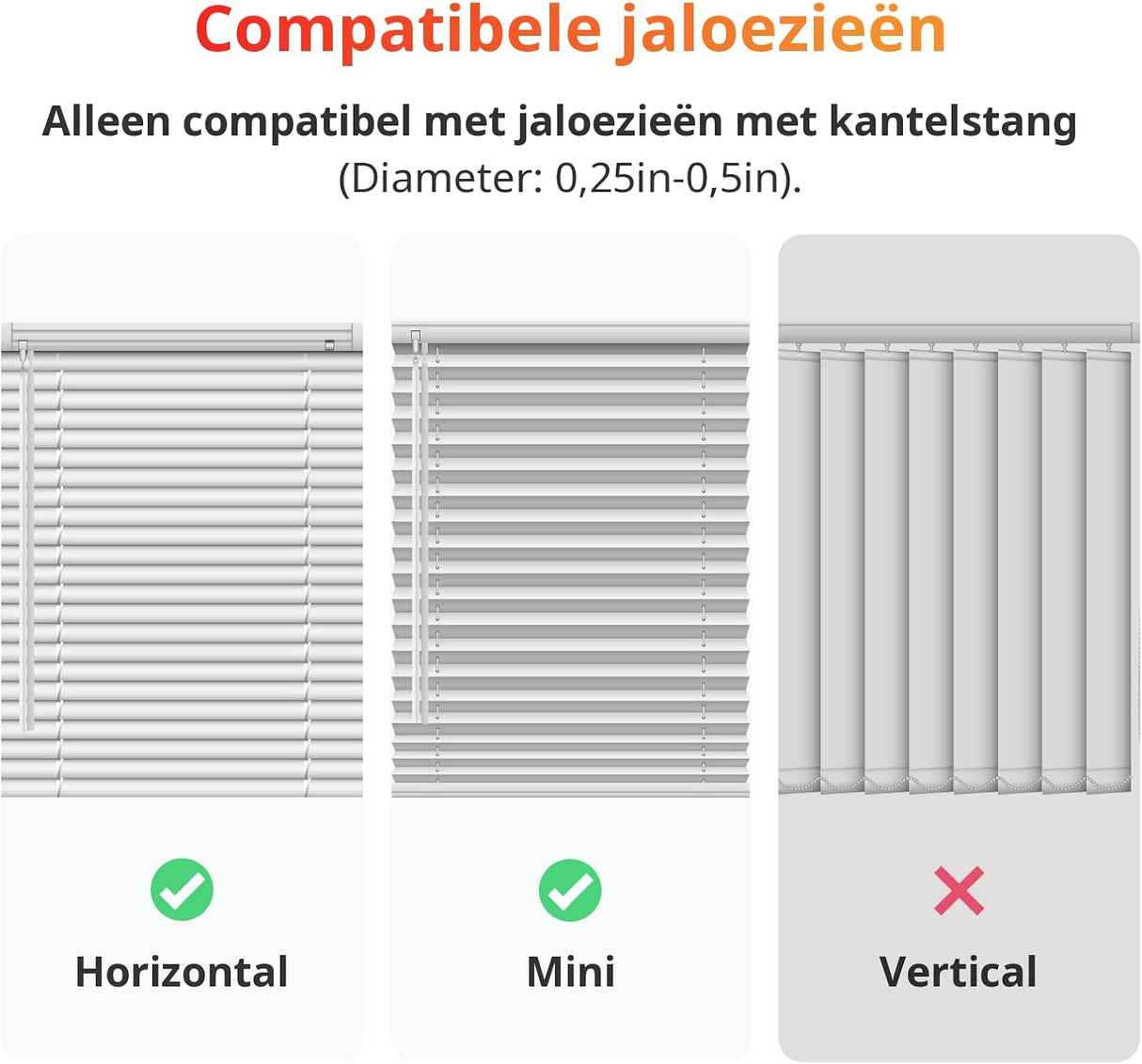 SwitchBot Blind Tilt met Zonnepaneel | Automatische Jaloeziebediening