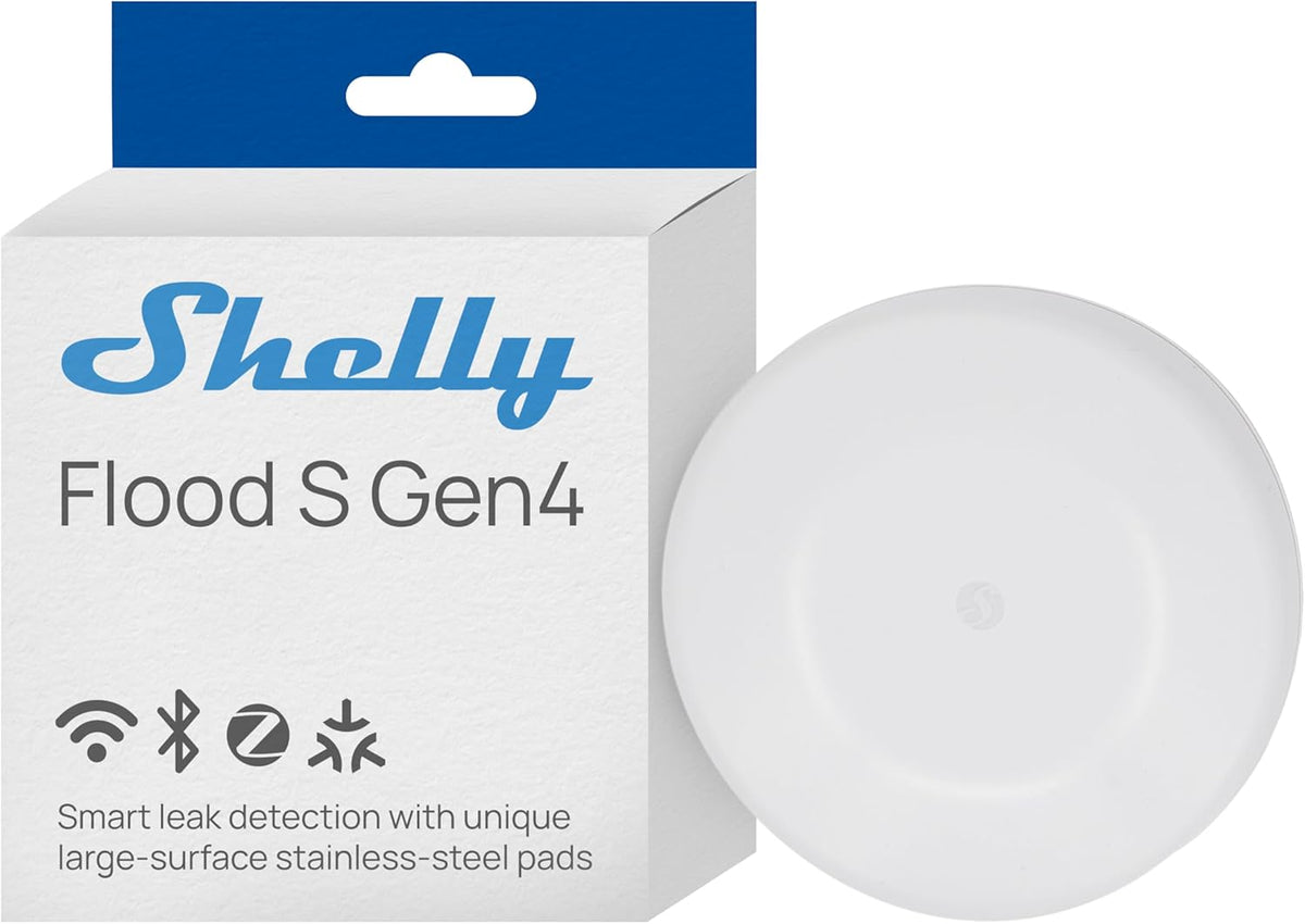 Shelly Flood S Gen4 | Slimme Waterleksensor