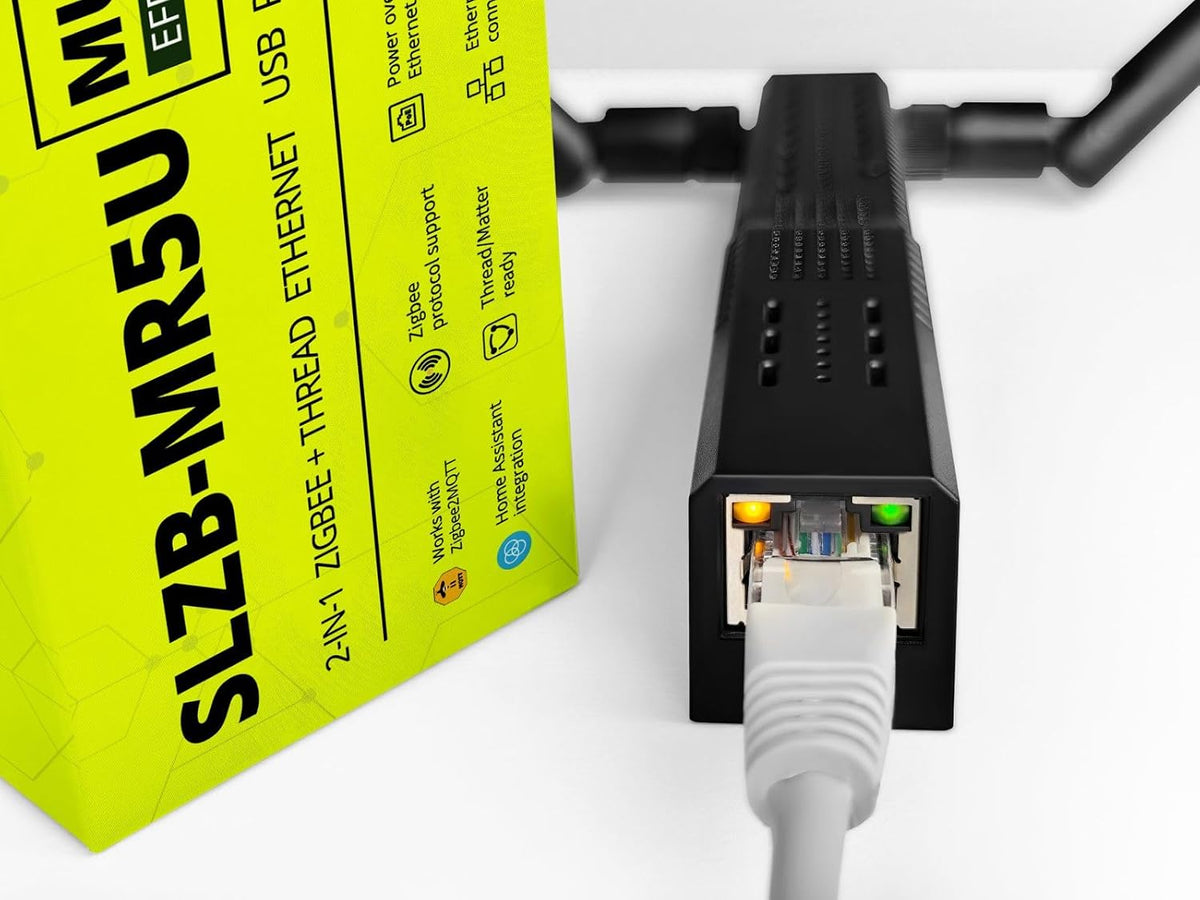 SMLIGHT SLZB-MR5U | Dual EFR32MG24 Multi-Radio Zigbee 3.0 & Thread Coördinator