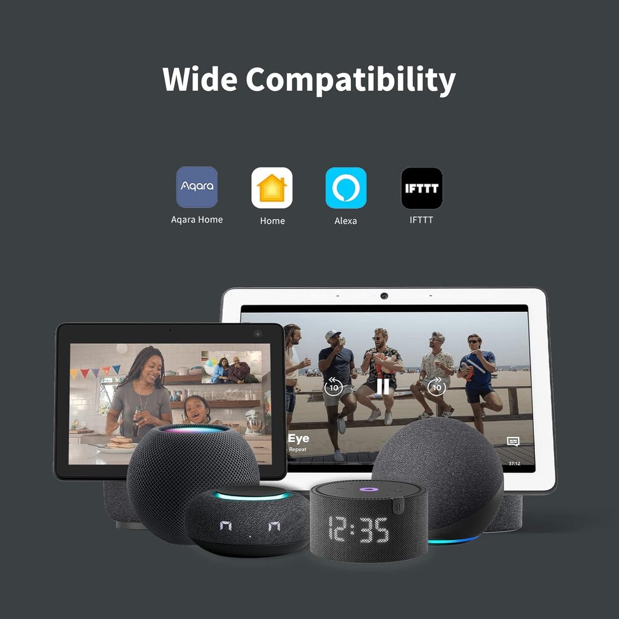 Aqara Beweging Sensor P1, vereist AQARA HUB, batterijduur 5 jaar, configureerbare detectie-timeout, voor waarschuwingssysteem en automatiseringen, compatibel met HomeKit, Alexa, SmartThings, IFTTT
