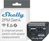 Shelly 2PM Gen4 – Doppel-Einbau-Schalter mit Energiemessung