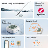 Sonoff SNZB-02LD Zigbee Thermometer with Probe – IP65