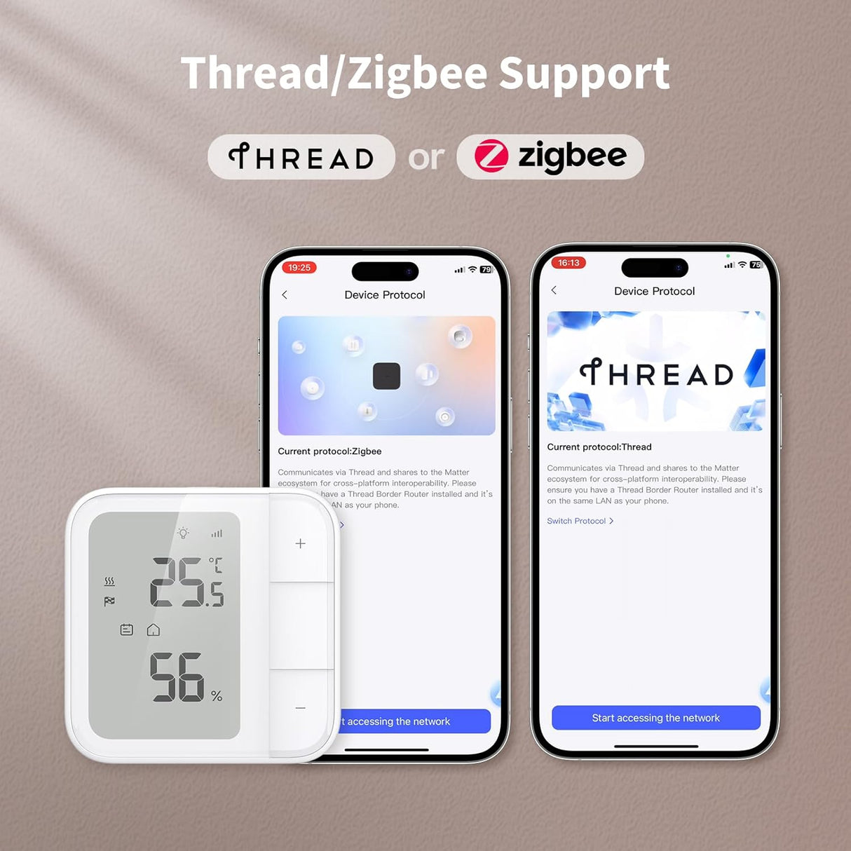 Aqara W500 Slimme Thermostaat Vloerverwarming | Zigbee & Thread