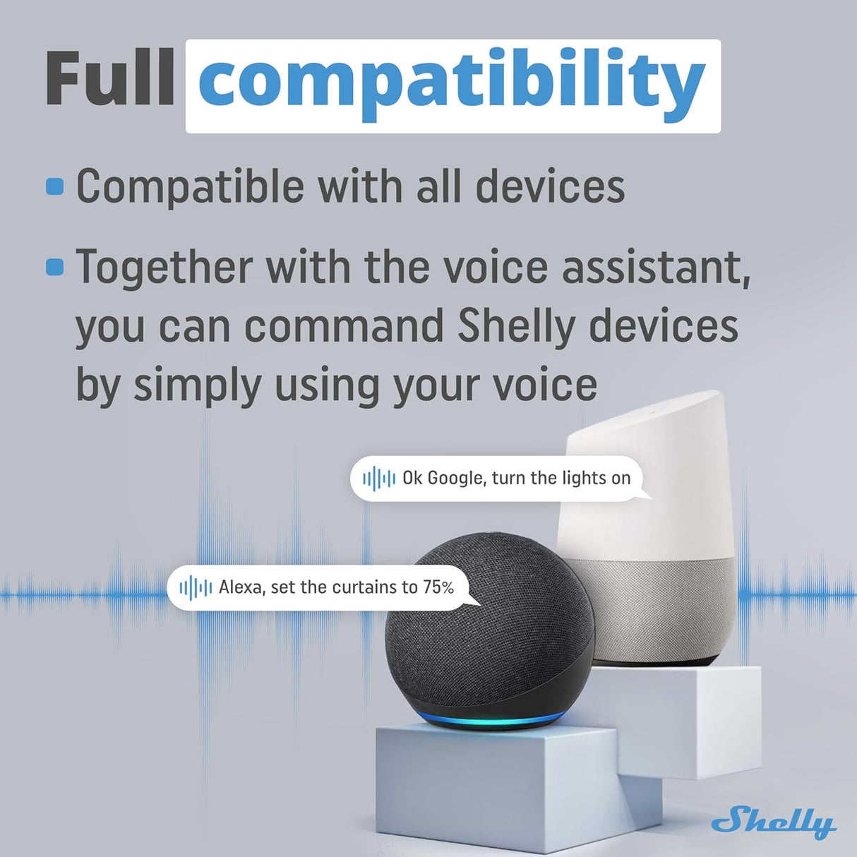 Shelly Smart Security Bundle (Bluetooth) – BLU Gateway + 3x BLU Motion + 3x BLU Door/Window