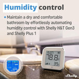 Shelly H&T Gen3 | Wi‑Fi temperatuur- en vochtigheidssensor met e‑paper display