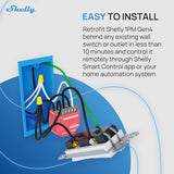Shelly 1PM Gen4 | Smart Wi-Fi &amp; Matter Switch with Energy Metering