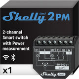 Shelly 2PM Gen3 – Intelligenter Unterputzschalter 2x 16A mit WiFi und Verbrauchsmessung