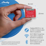 Shelly 1PM Mini Gen4 | Compacte inbouwschakelaar met stroommeting, Wi-Fi, Zigbee en Matter