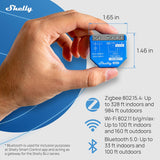 Shelly 1 Gen4 | Slimme inbouwschakelaar met potentiaalvrij relais, Wi-Fi, Zigbee en Matter