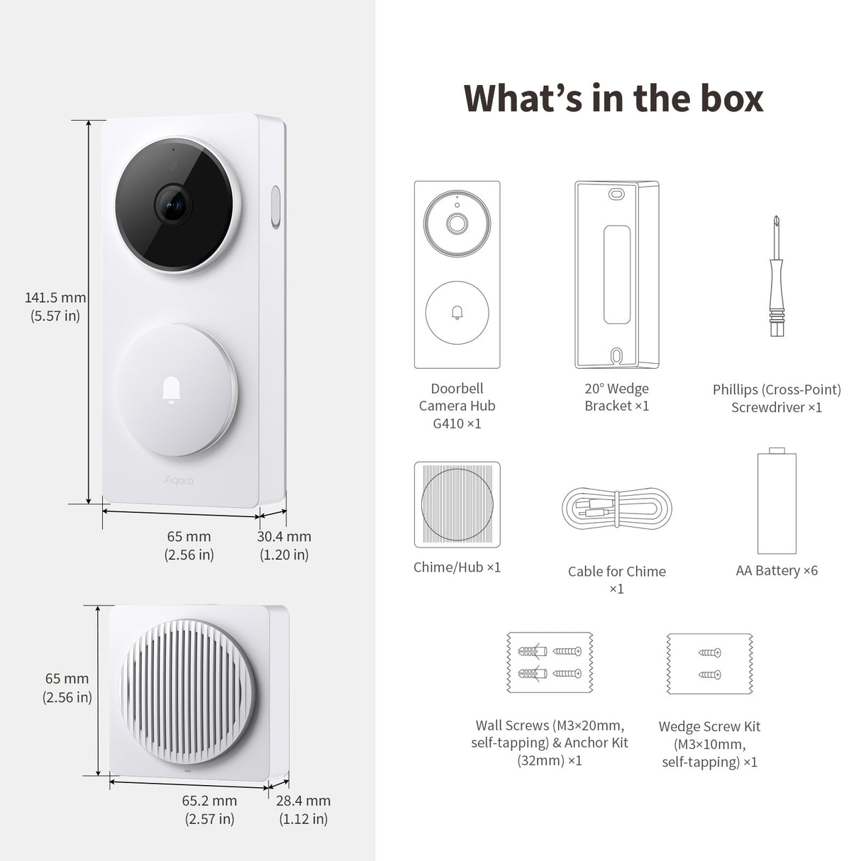Aqara Doorbell Camera Hub G410 Select