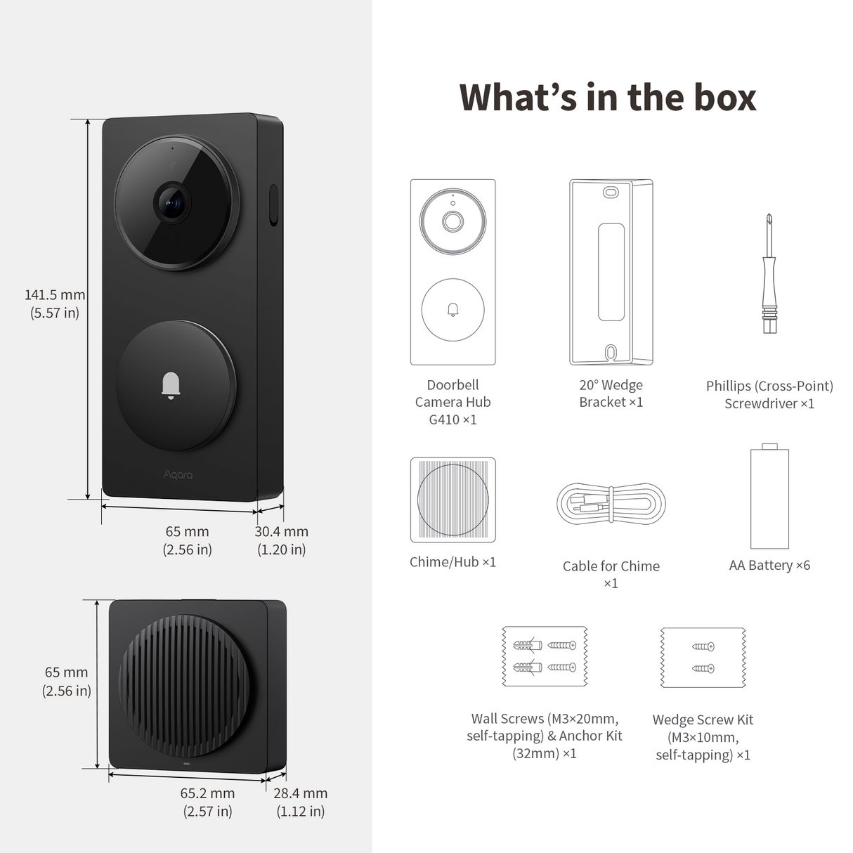 Aqara Doorbell Camera Hub G410 Select