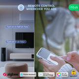 Nous A1Z Zigbee Smart Plug mit Energiemessung | 2500W 16A | Typ F