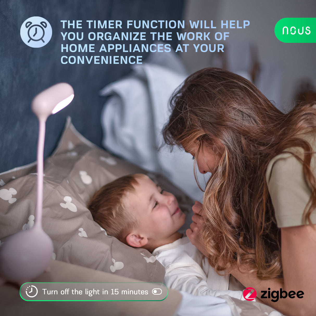 Nous A1Z Zigbee Smart Plug mit Energiemessung | 2500W 16A | Typ F