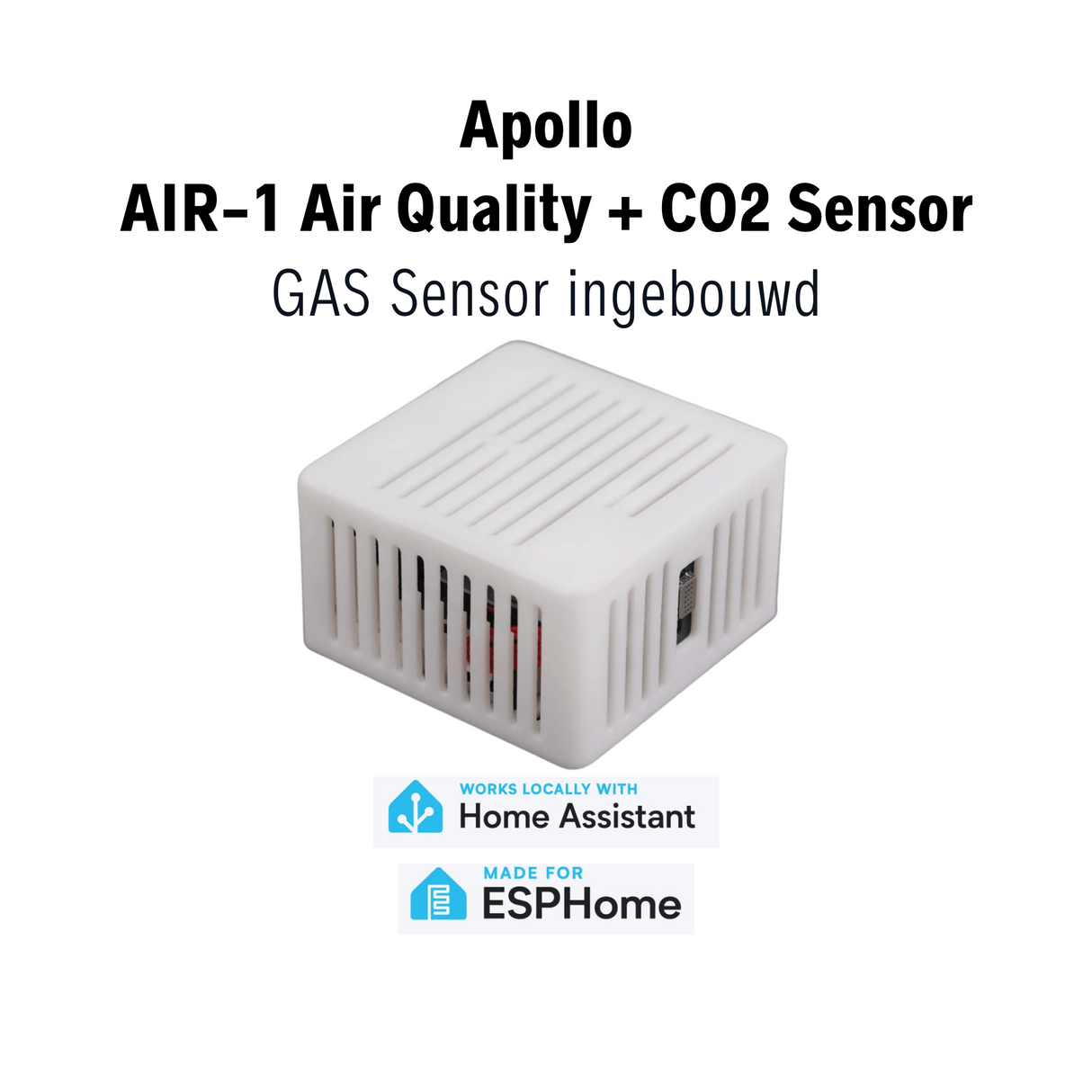 Apollo AIR-1 Luchtkwaliteit Sensor met CO2 meting voor Home Assistant