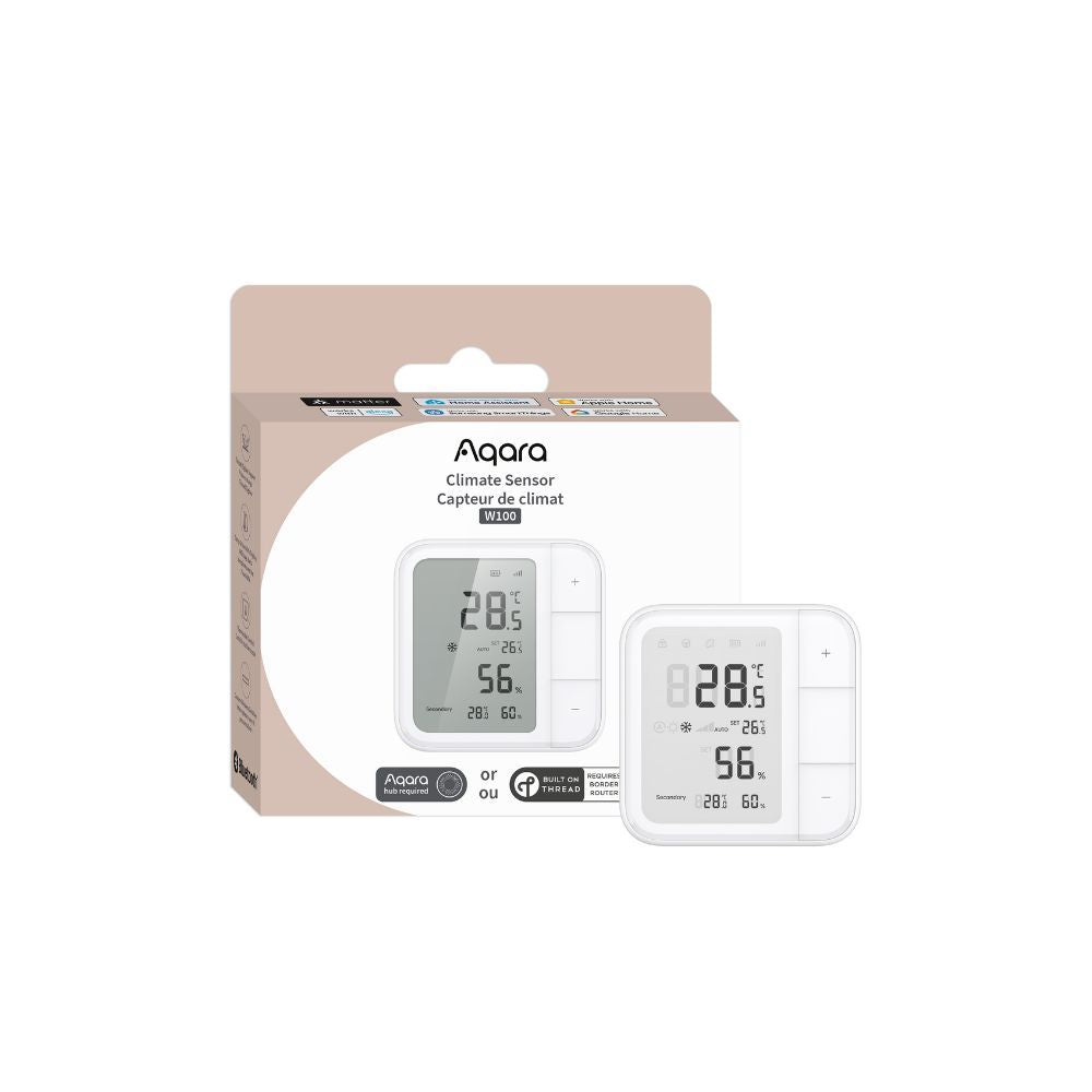 Aqara Climate Sensor W100 met verpakking