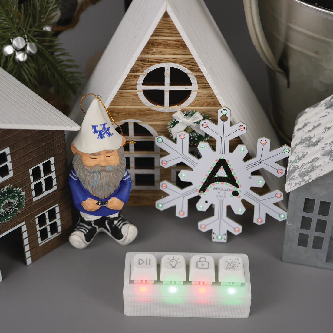 Keycaps | voor BTN-1 Macro Deck (Clear / Smoke / Icon Pack)