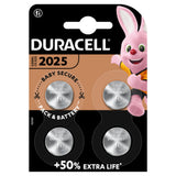 CR2025 Premium 3V Button Cell Battery (4-Pack) | Duracell