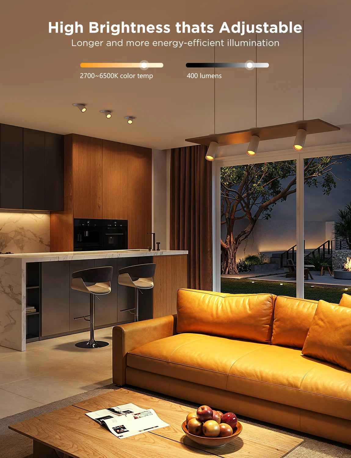 Govee RGBWW Smart LED-Glühbirne GU10 4.8W | Matter über Wi-Fi, 400lm & Sprachsteuerung