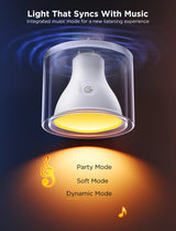 Govee RGBWW Smart LED-Glühbirne GU10 4.8W | Matter über Wi-Fi, 400lm & Sprachsteuerung