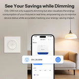Sonoff MINI-DIM-E Orb-DIM Matter Wanddimmer met drukbare wandschakelaar-voorplaat