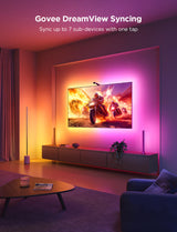 Govee TV Backlight 3 Lite (55-65 inch) | Slimme RGBICW TV Verlichting met Camera & Matter