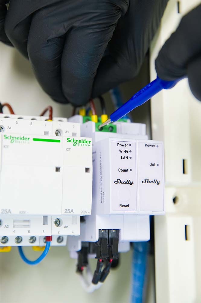Shelly Pro 3EM-3CT63 | 3-Fase Energiemeter met LAN (63A) – slimhuisje.nl