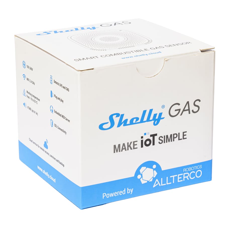 Shelly Gas LPG: Wi-Fi Sensor voor Propaan & Butaan