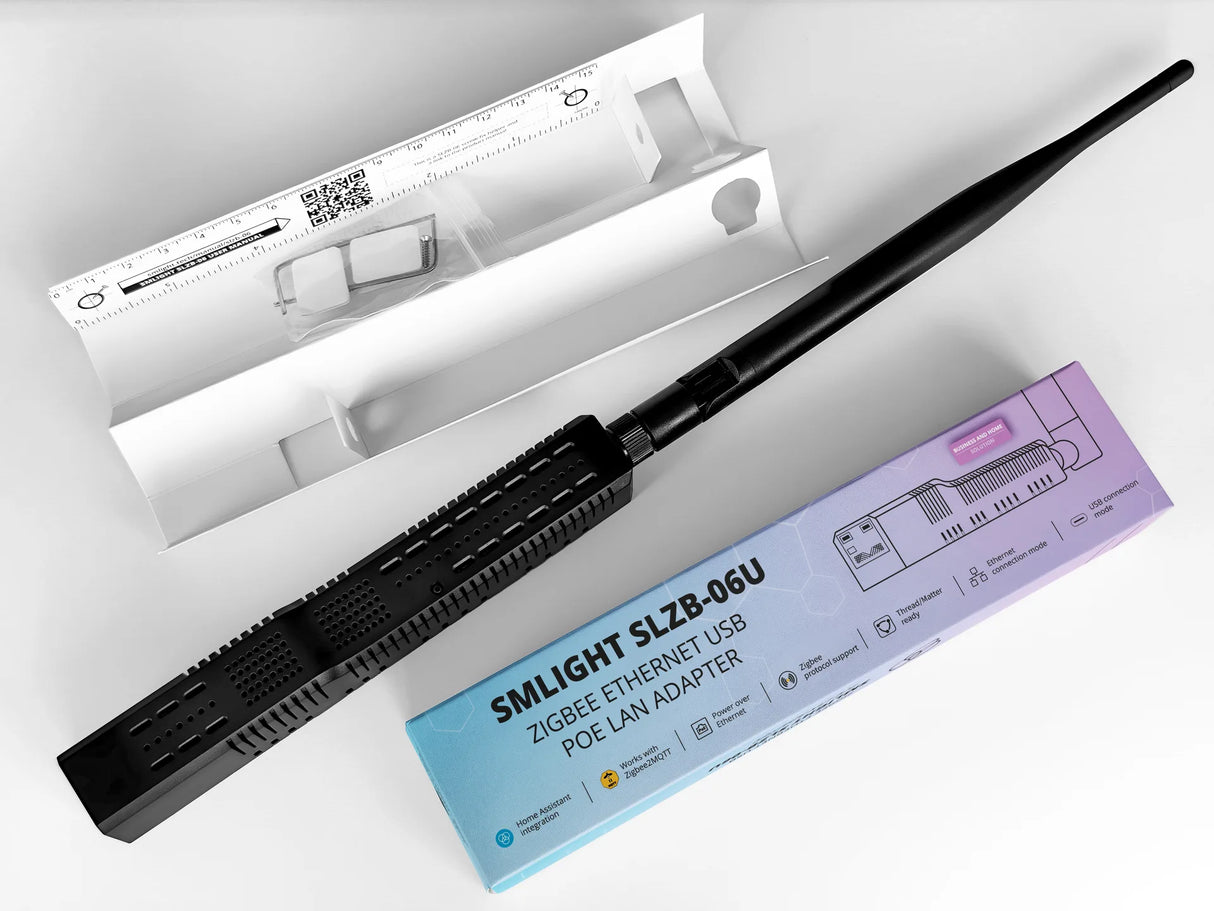 SMLIGHT SLZB-06U Zigbee 3.0 Coordinator met Ethernet, PoE, Wi-Fi en USB Passthrough
