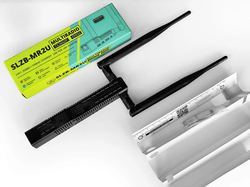SMLIGHT SLZB-MR2U Dual-Radio Adapter | Zigbee 3.0, Thread & PoE Coördinator