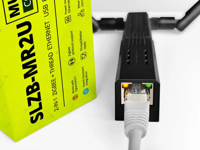 SMLIGHT SLZB-MR2U Dual-Radio Adapter | Zigbee 3.0, Thread & PoE Coördinator