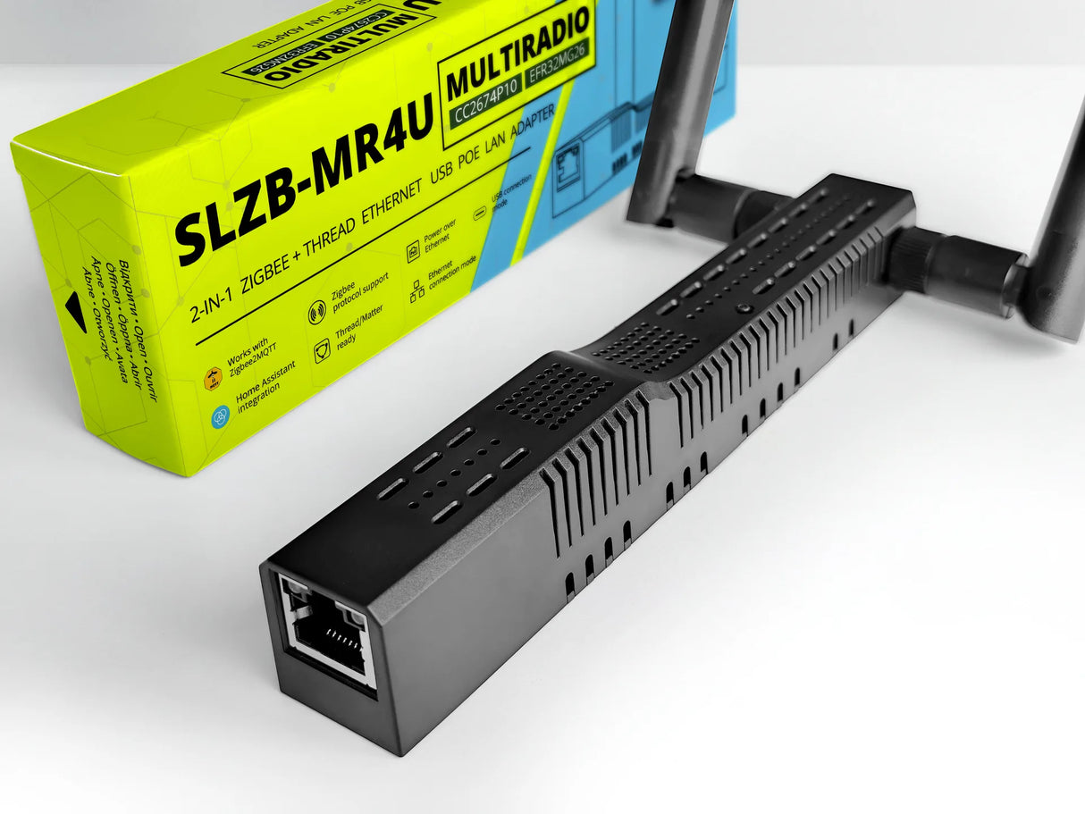 SMLIGHT SLZB-MR4U Dual-Radio Zigbee & Thread PoE | Home Assistant