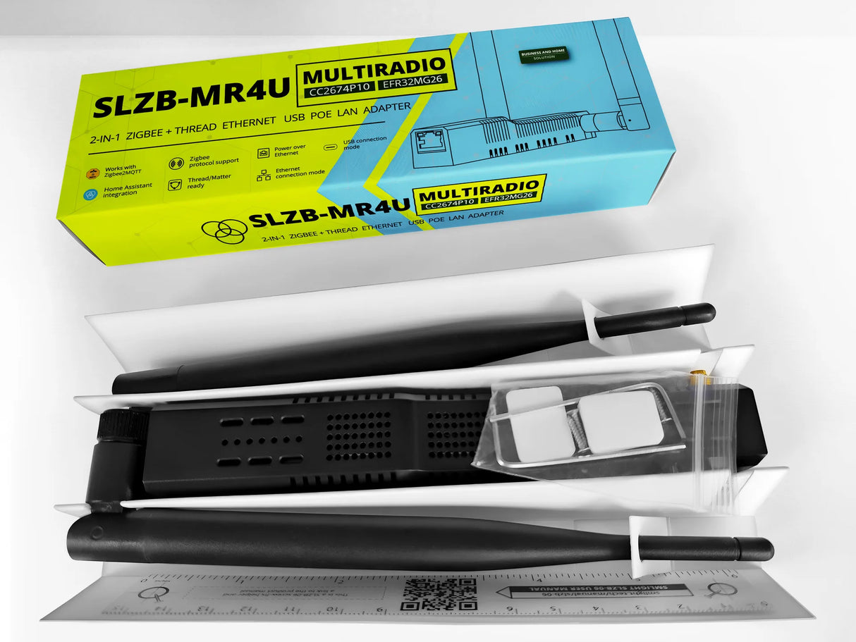 SMLIGHT SLZB-MR4U Dual-Radio Zigbee & Thread PoE | Home Assistant