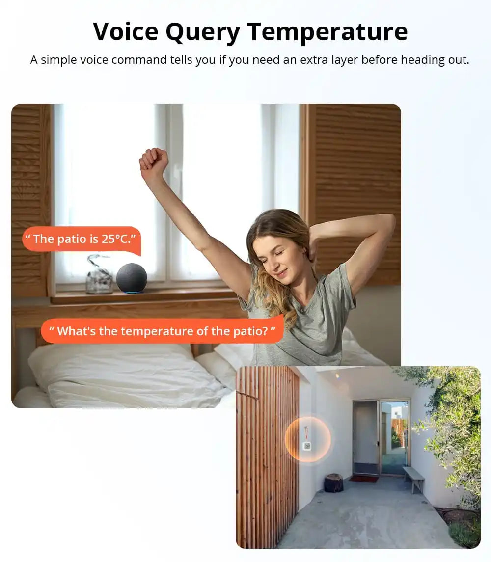 SONOFF SNZB-02WD IP65 Zigbee Temperatur- & Feuchtigkeitssensor