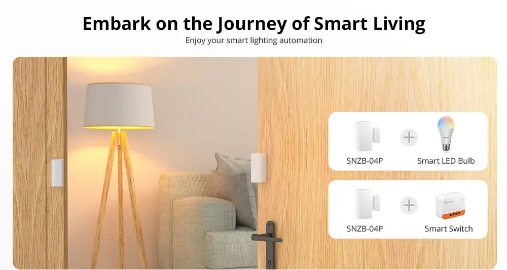 SONOFF SNZB-04P Zigbee 3.0 Deur- & Raamsensor