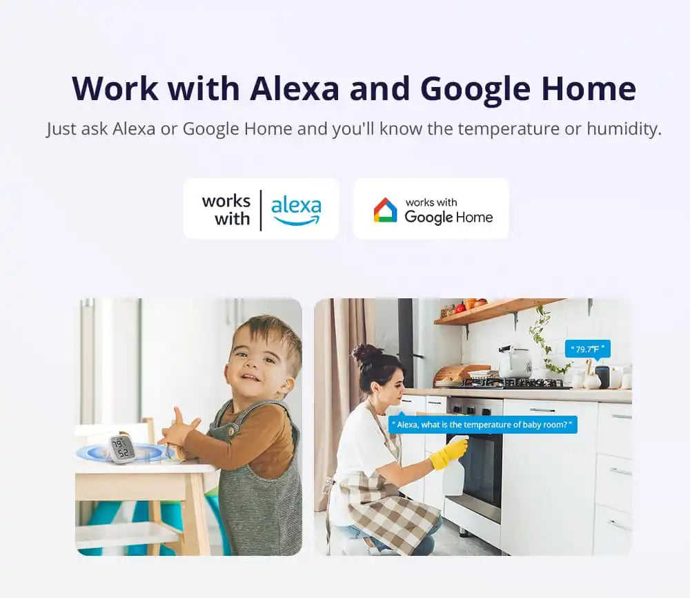 SONOFF SNZB-02D Zigbee Temperature & Humidity Sensor with Display