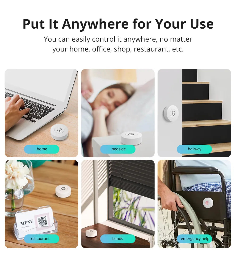 SONOFF SNZB-01P Zigbee 3.0 Draadloze Schakelaar