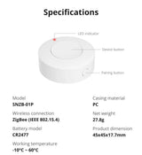 SONOFF SNZB-01P Zigbee 3.0 Draadloze Schakelaar